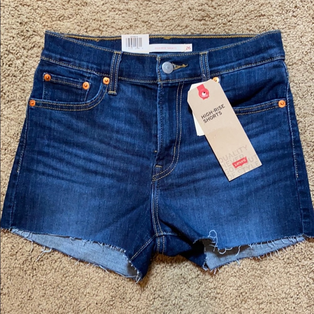 Levi’s high rise shorts